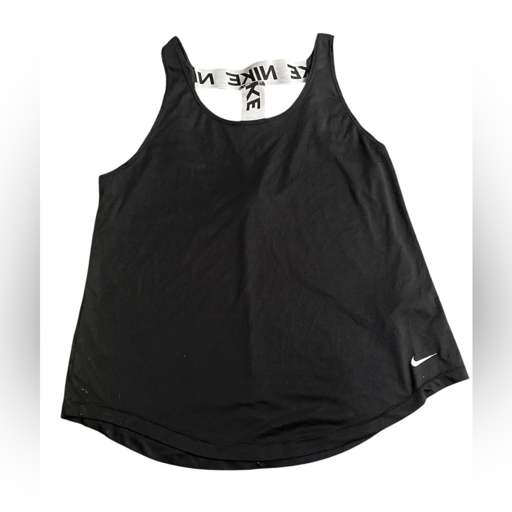 Nike Women's Black Racerback Tank Top - Picture 3 of 6